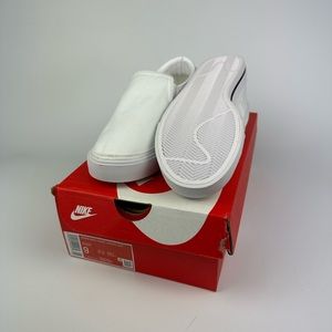 New Nike Women’s Court Legacy White Slip On Shoes - Size 9